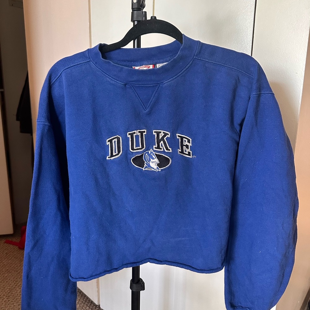 Duke Vintage Women's Sweatshirt cropped